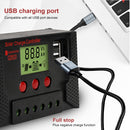 PWM Solar Controller 12V / 24V Lithium Battery Charging Photovoltaic Panel Charging Street Light Controller with Dual USB Output, Model:CPLS-30A