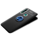 For Huawei Y9 Prime (2019) Lenuo Shockproof TPU Case with Invisible Holder(Black Blue)