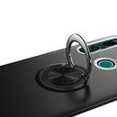 For Huawei Y9 Prime (2019) Lenuo Shockproof TPU Case with Invisible Holder(Black Blue)