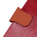 For LG Velvet 2 Pro Nappa Texture Horizontal Flip Leather Case with Holder & Card Slots & Wallet(Red)
