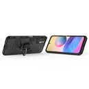 For Xiaomi Redmi Note 10 5G Shockproof PC + TPU Protective Case with Magnetic Ring Holder(Black)