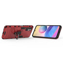 For Xiaomi Redmi Note 10 5G Shockproof PC + TPU Protective Case with Magnetic Ring Holder(Red)