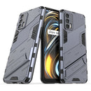 For OPPO Realme GT 5G Punk Armor 2 in 1 PC + TPU Shockproof Case with Invisible Holder(Grey)