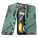 For OPPO Realme GT 5G Punk Armor 2 in 1 PC + TPU Shockproof Case with Invisible Holder(Green)