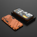 For OPPO Realme GT 5G Punk Armor 2 in 1 PC + TPU Shockproof Case with Invisible Holder(Orange)