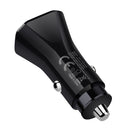 YSY-316PD20W QC3.0 USB + PD 20W USB-C / Type-C Polygon Dual Ports Fast Charging Car Charger(Black)
