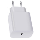 XY PD 25W USB-C / Type-C Single-port Travel Charger for Samsung Devices Fast Charging, EU Plug(White)