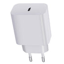 XY PD 25W USB-C / Type-C Single-port Travel Charger for Samsung Devices Fast Charging, EU Plug(White)