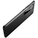 For Huawei P50 Pro Carbon Fiber Texture Shockproof TPU Case(Black)