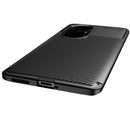 For Huawei P50 Pro Carbon Fiber Texture Shockproof TPU Case(Brown)