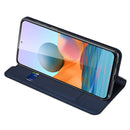 For Xiaomi Redmi Note 10 Pro DUX DUCIS Skin Pro Series Horizontal Flip PU + TPU Leather Case with Holder & Card Slots(Blue)