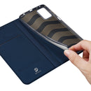 For Xiaomi Redmi Note 10 Pro DUX DUCIS Skin Pro Series Horizontal Flip PU + TPU Leather Case with Holder & Card Slots(Blue)