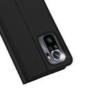 For Xiaomi Redmi Note 10 4G / Note 10S DUX DUCIS Skin Pro Series Horizontal Flip PU + TPU Leather Case with Holder & Card Slots(Black)
