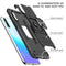 For Huawei P Smart S / Enjoy 10S / Y8P Magnetic Armor Shockproof TPU + PC Case with Metal Ring Holder(Black)