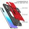 For Huawei P Smart S / Enjoy 10S / Y8P Magnetic Armor Shockproof TPU + PC Case with Metal Ring Holder(Red)