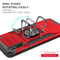 For Huawei P Smart S / Enjoy 10S / Y8P Magnetic Armor Shockproof TPU + PC Case with Metal Ring Holder(Red)
