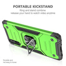 For Huawei P Smart S / Enjoy 10S / Y8P Magnetic Armor Shockproof TPU + PC Case with Metal Ring Holder(Green)