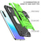 For Huawei P Smart S / Enjoy 10S / Y8P Magnetic Armor Shockproof TPU + PC Case with Metal Ring Holder(Green)