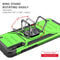 For Huawei P Smart S / Enjoy 10S / Y8P Magnetic Armor Shockproof TPU + PC Case with Metal Ring Holder(Green)