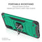 For Huawei P Smart S / Enjoy 10S / Y8P Magnetic Armor Shockproof TPU + PC Case with Metal Ring Holder(Dark Green)