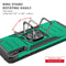 For Huawei P Smart S / Enjoy 10S / Y8P Magnetic Armor Shockproof TPU + PC Case with Metal Ring Holder(Dark Green)