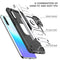 For Huawei P Smart S / Enjoy 10S / Y8P Magnetic Armor Shockproof TPU + PC Case with Metal Ring Holder(Silver)