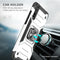 For Huawei P Smart S / Enjoy 10S / Y8P Magnetic Armor Shockproof TPU + PC Case with Metal Ring Holder(Silver)
