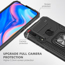 For Huawei Y9 Prime(2019) / P Smart Z Magnetic Armor Shockproof TPU + PC Case with Metal Ring Holder(Black)