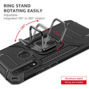 For Huawei Y9 Prime(2019) / P Smart Z Magnetic Armor Shockproof TPU + PC Case with Metal Ring Holder(Black)