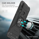 For Huawei Y9 Prime(2019) / P Smart Z Magnetic Armor Shockproof TPU + PC Case with Metal Ring Holder(Black)