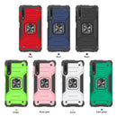 For Huawei Y9s Magnetic Armor Shockproof TPU + PC Case with Metal Ring Holder(Blue)