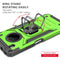 For Huawei Y9a Magnetic Armor Shockproof TPU + PC Case with Metal Ring Holder(Green)