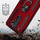 For Xiaomi Redmi Note 8 Pro Armor Shockproof TPU + PC Protective Case with 360 Degree Rotation Holder(Black)