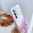 For Samsung Galaxy A32 5G Marble Texture TPU + PC Protective Case(White Blue)