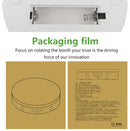 14.6cm USB Electric Rotating Turntable Display Stand Video Shooting Props Turntable for Photography, Load: 10kg(White Mirror)