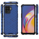 For OPPO A94 Shockproof Honeycomb PC + TPU Case(Blue)