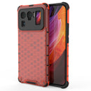 For Xiaomi Mi 11 Ultra Shockproof Honeycomb PC + TPU Case(Red)