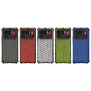 For Xiaomi Mi 11 Ultra Shockproof Honeycomb PC + TPU Case(Red)