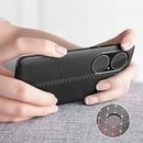 For Huawei P50 Pro Litchi Texture TPU Shockproof Case(Black)