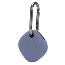 Location Tracker Anti-lost Portable Silicone Protective Case for Samsung Galaxy Smart Tag(Gray Blue)