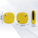 Location Tracker Anti-lost Portable Silicone Protective Case for Samsung Galaxy Smart Tag(Mint Green)