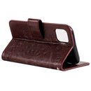 Totem Flower Embossed Horizontal Flip TPU + PU Leather Case with Holder & Card Slots & Wallet For iPhone 11 Pro(Brown)