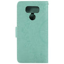 For LG G6 Totem Flower Embossed Horizontal Flip TPU + PU Leather Case with Holder & Card Slots & Wallet(Green)