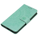 For LG G6 Totem Flower Embossed Horizontal Flip TPU + PU Leather Case with Holder & Card Slots & Wallet(Green)