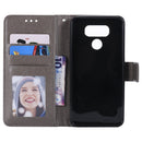 For LG G6 Totem Flower Embossed Horizontal Flip TPU + PU Leather Case with Holder & Card Slots & Wallet(Grey)