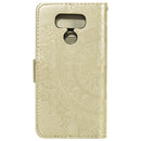 For LG G6 Totem Flower Embossed Horizontal Flip TPU + PU Leather Case with Holder & Card Slots & Wallet(Gold)