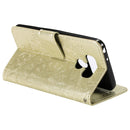 For LG G6 Totem Flower Embossed Horizontal Flip TPU + PU Leather Case with Holder & Card Slots & Wallet(Gold)