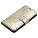 For LG G6 Totem Flower Embossed Horizontal Flip TPU + PU Leather Case with Holder & Card Slots & Wallet(Gold)