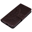 For LG G6 Totem Flower Embossed Horizontal Flip TPU + PU Leather Case with Holder & Card Slots & Wallet(Brown)