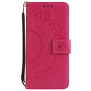 For LG G6 Totem Flower Embossed Horizontal Flip TPU + PU Leather Case with Holder & Card Slots & Wallet(Red)